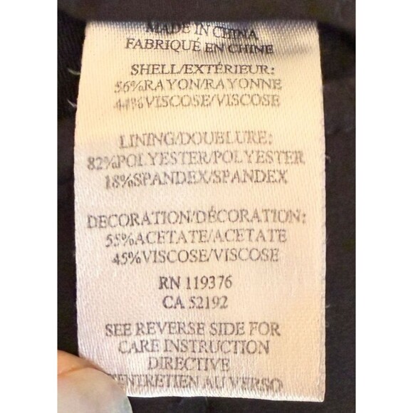 Helmut Lang Heather Shorts Black Pull On Stretch Waist Satin Side Sheer P XS EUC - Picture 12 of 13